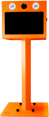 Borne photobooth orange